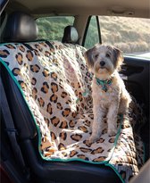 DWAM Autobeschermdeken hond – Hondendeken - Autodeken Hond - Autokleed – Dierenprint – Stof – One size – 139 x 140 cm – El Leon