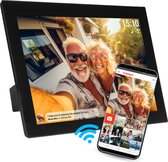 Denver Digitale Fotolijst 10.1 inch - Glas Display - HD - Frameo App - Fotokader - WiFi - 16GB - IPS Touchscreen - PFF1037B