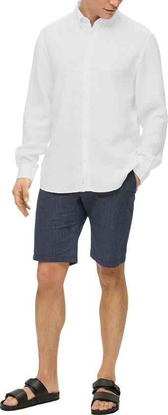 S'Oliver Men-Hemd--0100 white-Maat XL