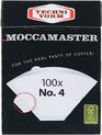 Moccamaster Filters - Koffiefilters - Wit - Nr. 4 - 100 stuks