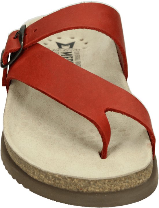 Mephisto HELEN SCRATCH - Dames slippers - Kleur: Rood - Maat: 41