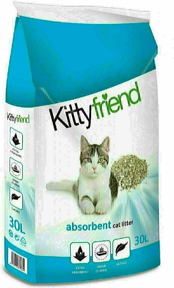 Kittyfriend Absorbent - Kattenbakvulling - 30 l — cadeau in Cadeau-ideeën - foto 3