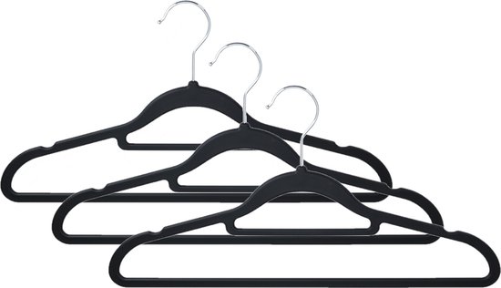 Baffect 10 stuks kleerhangers, zware kledinghanger, metalen hangers met Baffect 10 stuks kleerhangers, zware kledinghanger, metalen hangers met
