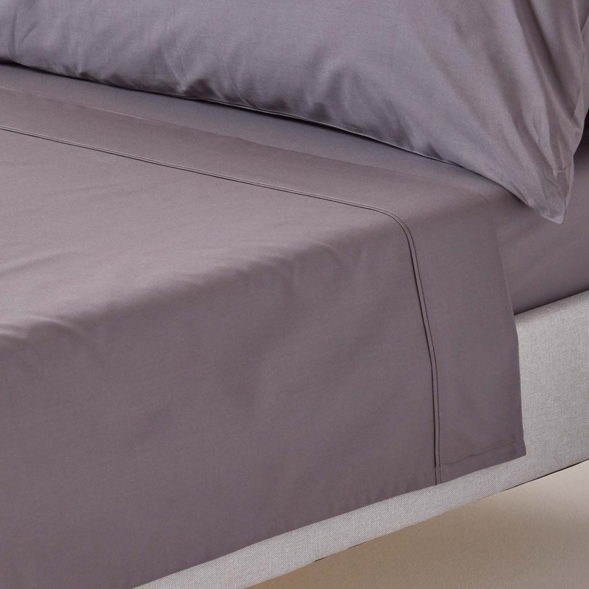 Homescapes Laken – Donkergrijs – 100% Egyptisch Perkal Katoen – 200 Draaddichtheid, foto 2