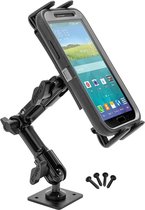 Slim-grip heavy-duty multi-angle smartphone en kleine tablets schroefvaste mount