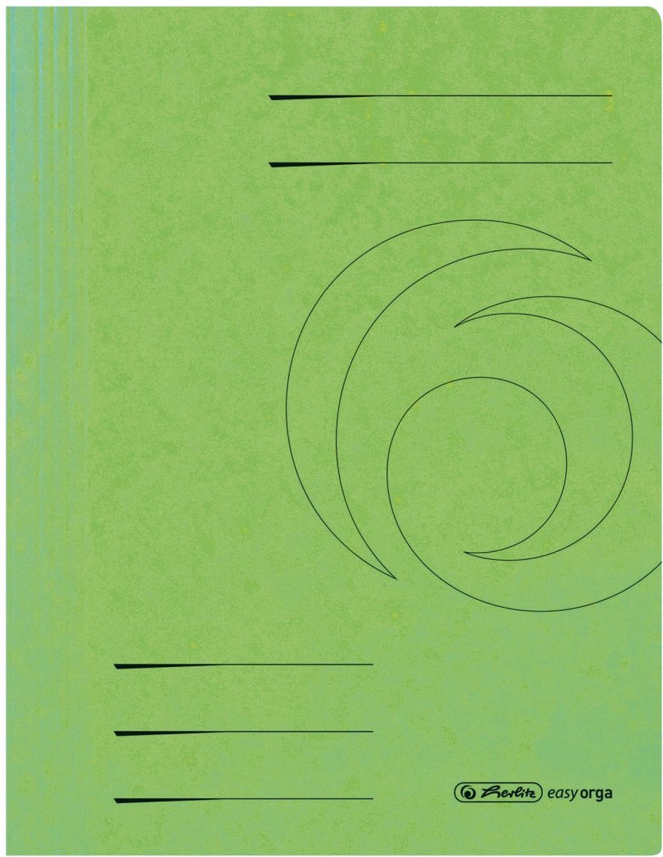 Herlitz 11199411 map Karton Groen A4