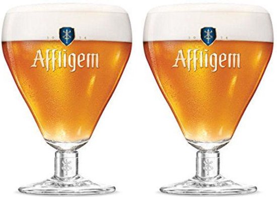 Foto: Affligem bierglas 300 ml 2 stuks