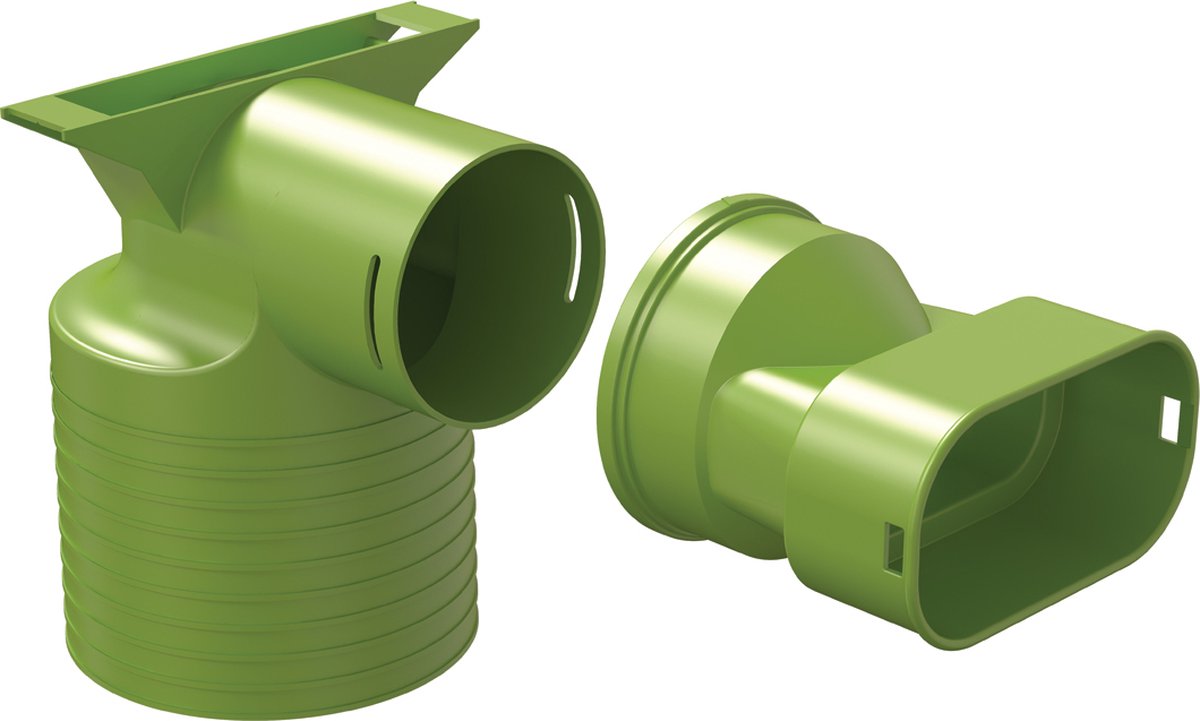 Ubbink Air Excellent 35SC ventieladapter 125 1x90Â°