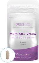 Flinndal Multi 50+ Tabletten - Multivitamine Voor Behoud van Vitaliteit - Voor Vrouwen van 50 tot 70 Jaar - 90 Tabletten