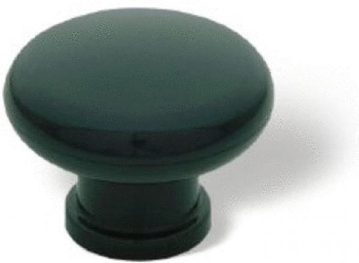 Kastknop knop 40mm kunststof zwart - Deurknop - Meubelknop - Keuken