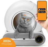 Bac à litière automatique FAVR Pets - Bac à litière autonettoyant - Avec application - Convient aux chats à partir de 1 KG