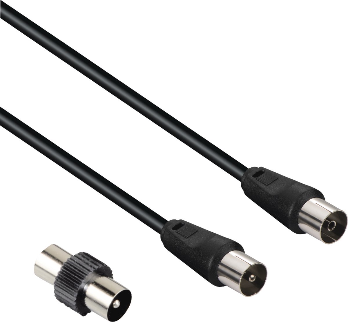 Hama 00205308 coax-kabel 3 m Coaxiaal Zwart
