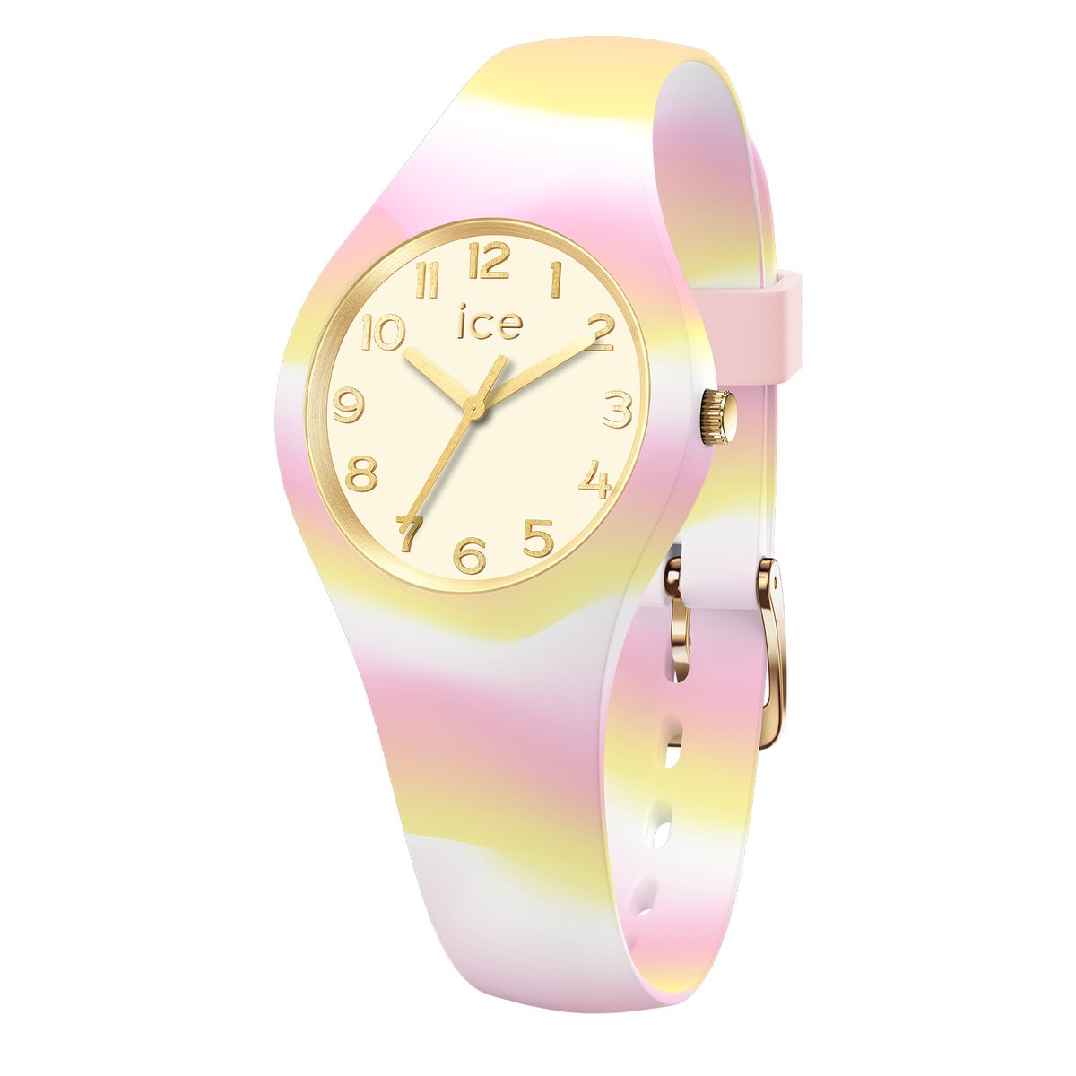 Ice Watch ICE tie and dye - Crystal rose 022596 Horloge - Siliconen - Multi - Ø 28 mm