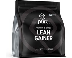 Pure. Lean Gainer - Chocolade - 3000g - mass gainer - eiwitten en koolhydraten - BCAA & protein