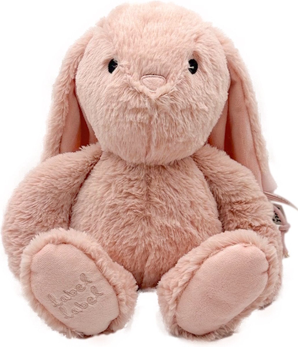 Label Label Rabbit Rosa Roze 26 cm Knuffel