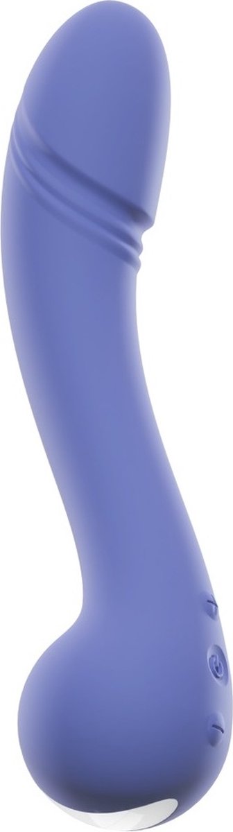 Goedkoopste AWAQ.U-vibrator 03 Diepe Trillingen Vibrator voor G-spot en P-spot - Anaal Vibrator met Sterke Vibraties - Licht Gebogen Vibrator met 10 Standen en Waterdicht Ontwerp 22 cm
