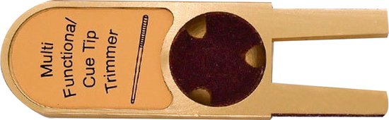 Luxe Biljartkeu Trimmer - Biljart Accessoires - Pool - Shaper - Snooker - Shaper - Goudkleurig