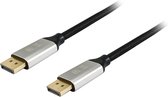 Equip 119261 DisplayPort 1.4 Kabel 1 m Aluminium, Zwart