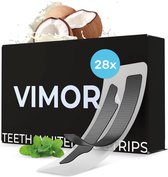 Vimora Advanced Teeth Whitening Strips – 28 Stuks – 0% Peroxide - Tanden Bleken – Tandenblekers – Tandenbleekset – Witte Tanden