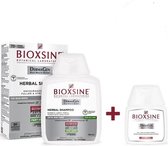 Bioxsine - Dermagen Shampoo voor Haaruitval 300 ml + 100 ml Travel Size Shampoo voor Droog/Normaal Haar - Herbal shampoo-Bio shampoo-bioxsine