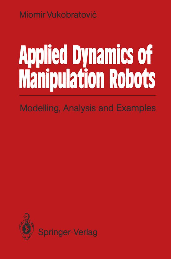 Applied Dynamics of Manipulation Robots - cover