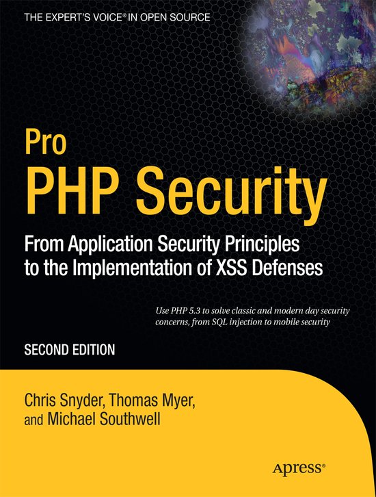 Pro PHP Security - cover