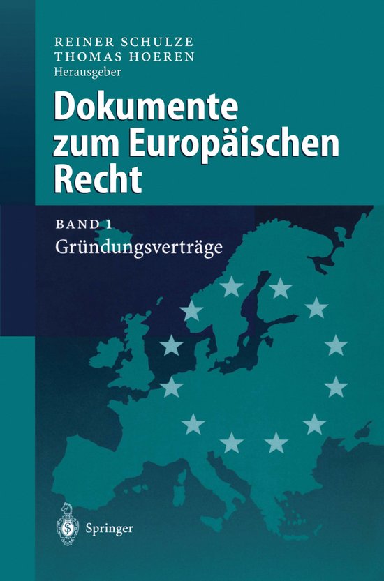 Dokumente Zum Europaischen Recht - cover