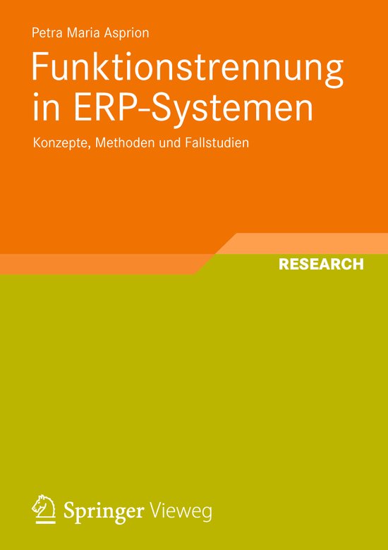 Funktionstrennung in ERP-Systemen - cover