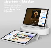 Accezz Tablet Hoes Geschikt voor iPad Air 5 (2022) /iPad Air 11 inch (2024) / iPad Air 4 (2020) - Accezz Smart Silicone Bookcase - Grijs