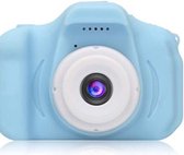 Digitale Kindercamera FULL HD 1080p - Waterdicht, Dubbele Lens - Educatief - USB-Oplaadbaar Kinderfototoestel - Blauw
