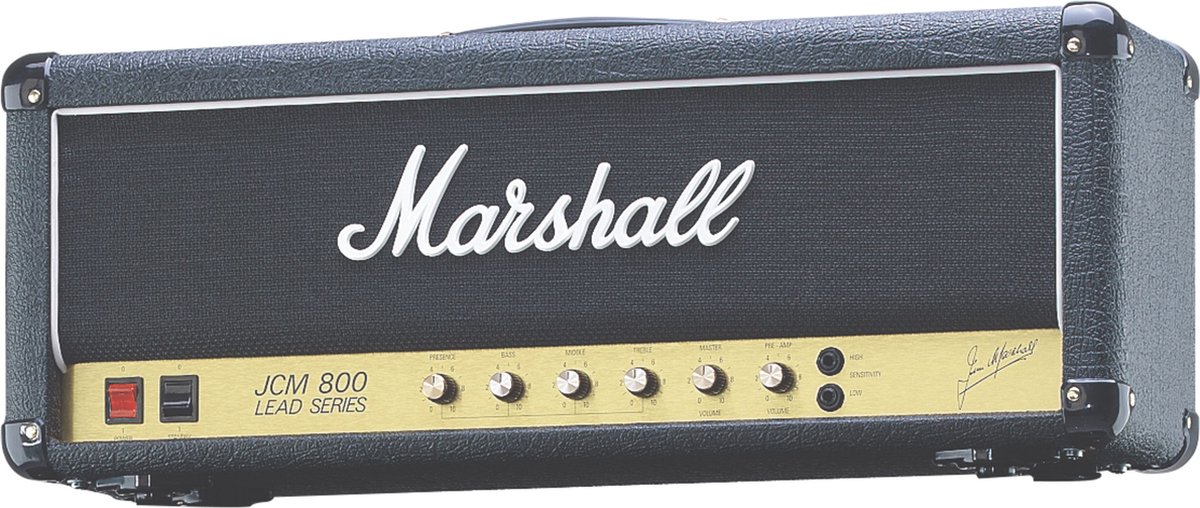 Marshall 2203 JCM 800 Reissue Head - Buizenversterker top voor elektrische gitaar