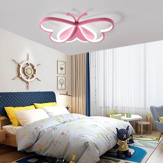Kinderkamer-plafondlamp, led, creatieve carrousel, kroonluchter, moderne slaapkamer, cartoon, plafondlamp, kinderen, meisjes, jongens, kamer, lamp, woonkamer, slaapkamer, kleuterschool, decoratie, hanglamp