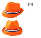 Festival gleufhoed oranje - Holland Koningsdag feest party festival fun gleuf hoed EK voetbal sport