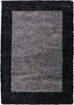 Pochon - Tapijt Life - Antraciet - 290x200x3 - Vloerkleed - Hoogpolige Vloerkleed