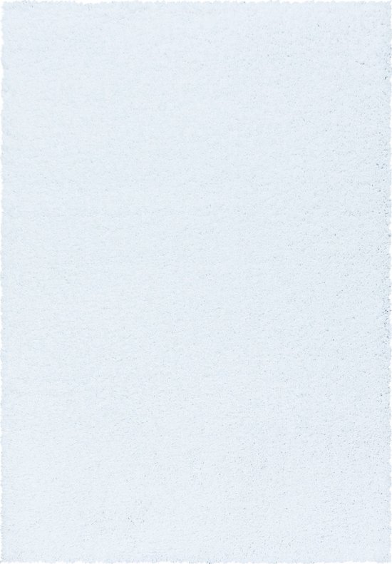 Pochon - Tapijt Sydney - Wit - 110x60x3 - Vloerkleed - Hoogpolige Vloerkleed - Rechthoekige Tapijt - Rechthoekige Vloerkleed