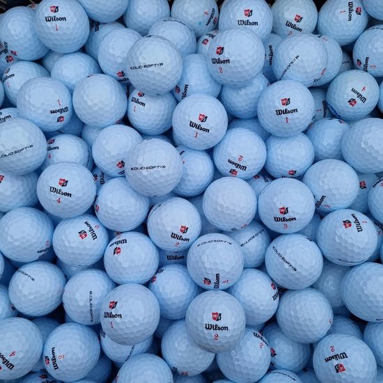 Foto: Wilson staff duo soft golfballen 20 bag bulk deal wit geen lakeballs 