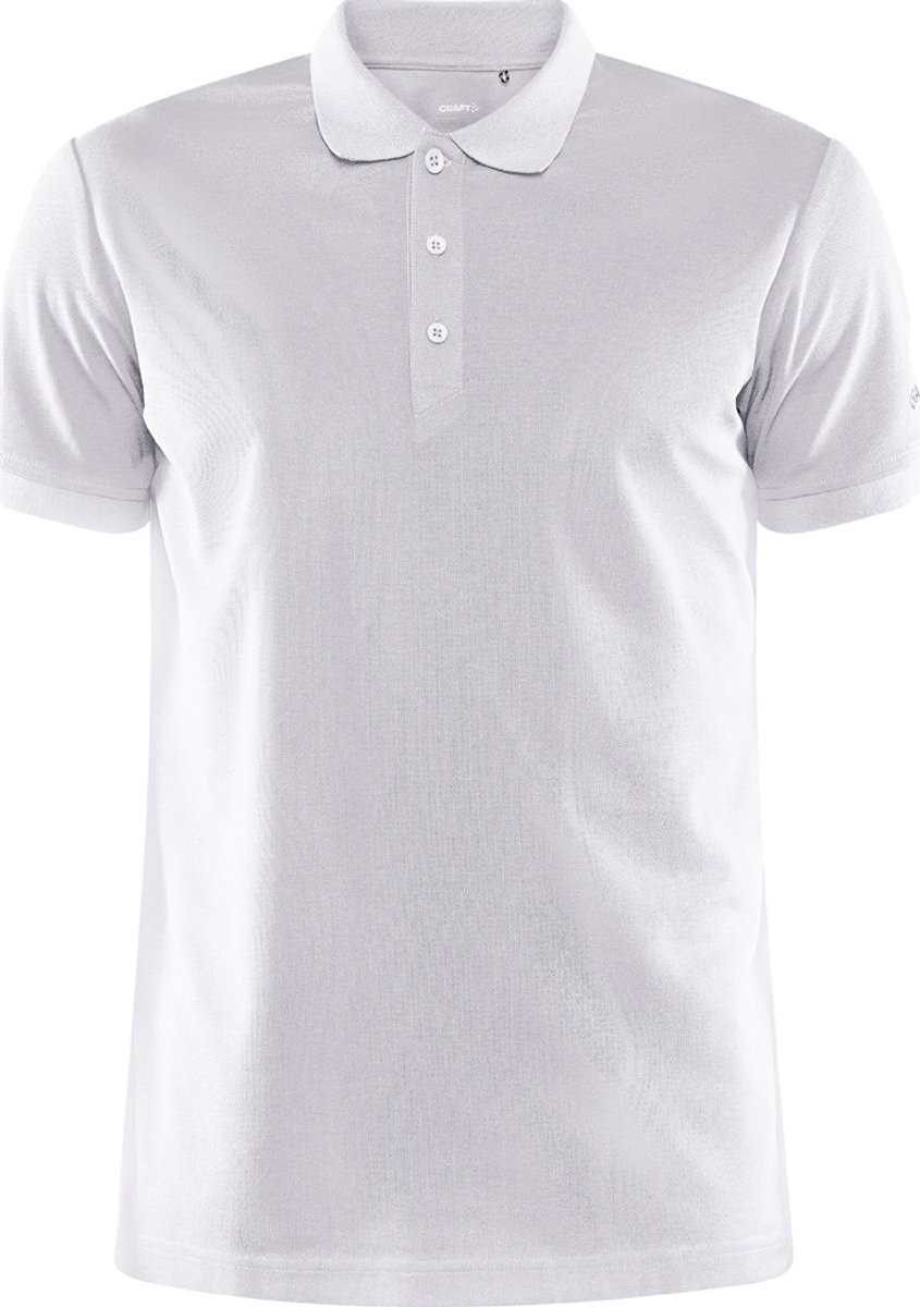 845x1200.jpg Craft Unify Polo Heren - Wit | Maat: 3XL - Afbeelding 1