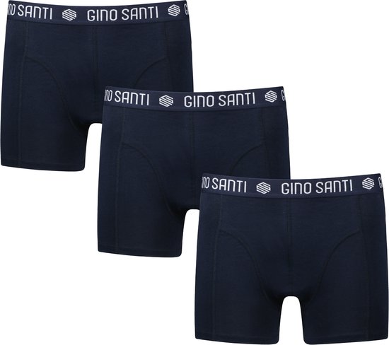 Gino Santi Heren Boxershorts Comfort 3Pack Navy | Maat XXL