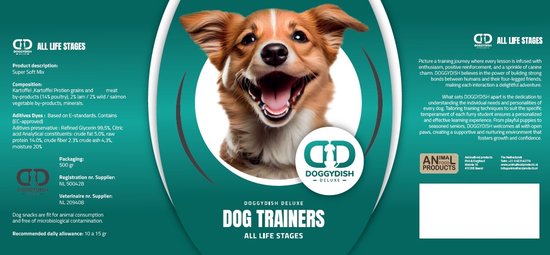 DoggyDish Trainings Hondensnoepjes - HondenSnacks - Beloningssnoepjes - SuperSoftmix Navul Zak 2Kg