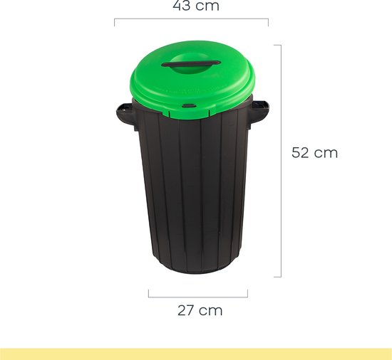 N. NETDOT 3 Pack 10 L/2,6 Gal badkamer prullenbak met deksel, kleine keuken prullenbak met pers type deksel, zwarte prullenbak/slanke vuilnisbakken/ prullenbak/afvalmand voor badkamer, keuken, kantoor