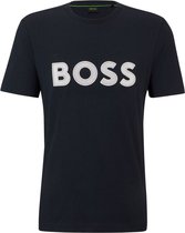 Boss 1 10258989 T-shirt Met Korte Mouwen Blauw M Man