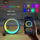 Nachtlamp / Smart Led 8 Kleuren Rgb / Desktop Sfeer / Bureaulamp / Bluetooth App Controle Geschikt Voor Game Room / Slaapkamer Nachtkastje