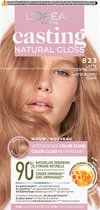 L'Oréal Paris Casting Natural Gloss - 823 Blond Clair Latte - Coloration des cheveux Semi-Permanente