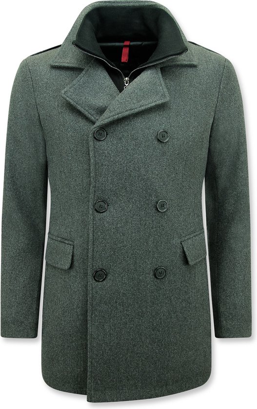 Manteaux Classique Longueur Moyenne Ajusté Homme - 805 - Grijs