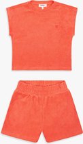 Woody Studio ensemble filles/femmes - rouge corail - 241-12-YHA-T/435 - taille L