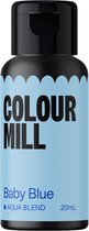 Colour Mill Aqua Blend Voedingskleurstof op Waterbasis - Baby Blue - 20 ml