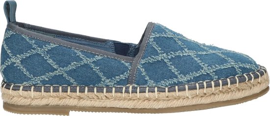 La Strada® Dames Loafers & Espadrilles - Stof - Blauw - Maat Size: 36