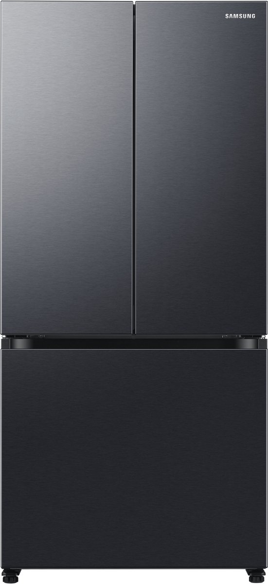 Samsung RF50C510EB1, Vrijstaand, Frans deur, Antraciet, LED, Binnenin, R600A
