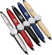 Solidix fidget pen - Beige - anti stress - kalmerende pen - Rustgevende pen - pen met lampje - Combineren mogelijk