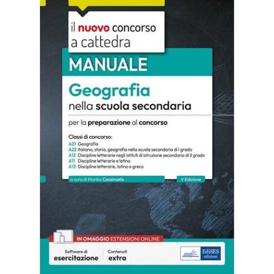 Manuale di Geografia nella scuola secondaria per il nuovo concorso a cattedra